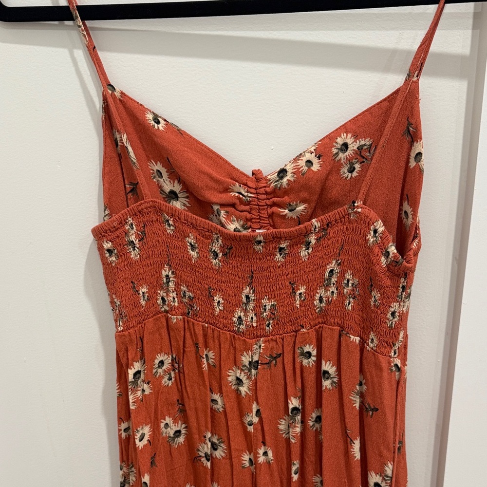 Mango Terracotta Floral Maxi Dress - Picture 4 of 5
